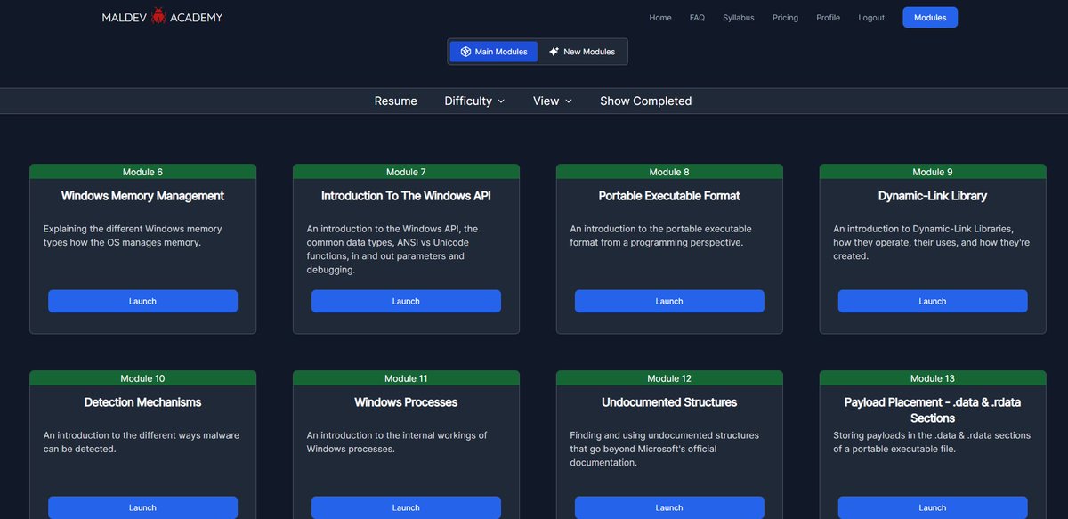 ____Alphabet's tweet image. Just get my lifetime plan on @MalDevAcademy ! 🎉 Ready to level up my malware development skills !

Huge shoutout to @NUL0x4C and @mrd0x for creating this amazing platform