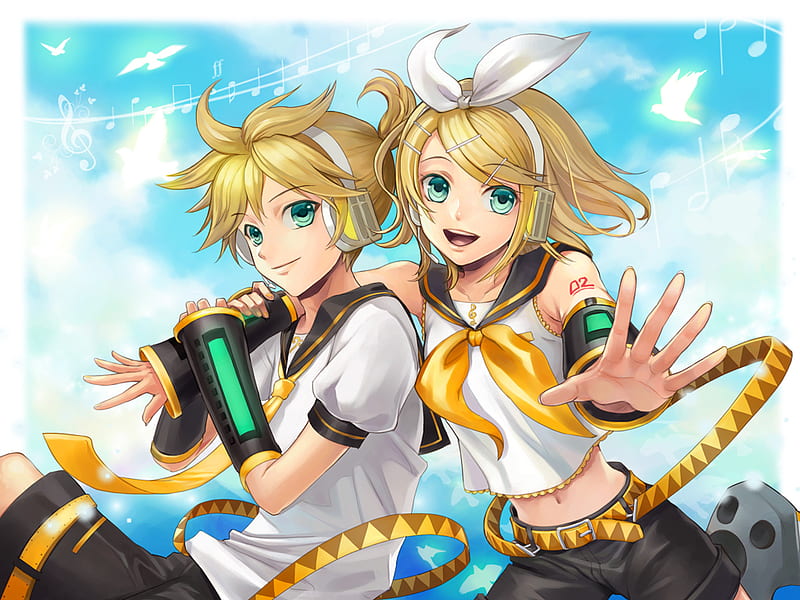 saramasamaras's tweet photo. lxs gemelos de #OshiNoKo no les recuerdan a lxs gemelos #vocaloid?? 🤔... #RinxLen #AquaxRuby https://t.co/LaTfSoHjXN