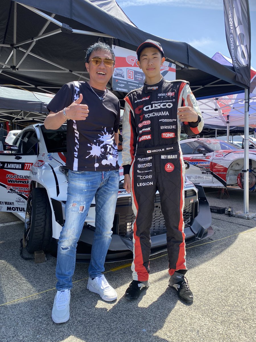 masayo_minowa's tweet image. まもなくTop16が始まります‼︎

TONEの平尾さんと☺️

#tone
#tonetool 
#工具
#madeinjapan
#formuladriftjapan