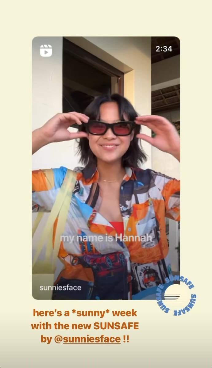 SolidHannahOFC's tweet photo. 04222023 | @hannahkathleenp
IG STORY

" here's a *sunny* week with the new SUNSAFE by @/sunniesface "  

📎:https://t.co/zj8wXvEhP4… 

#HannahPanginan #oHannah https://t.co/5ZUVsrWKrk