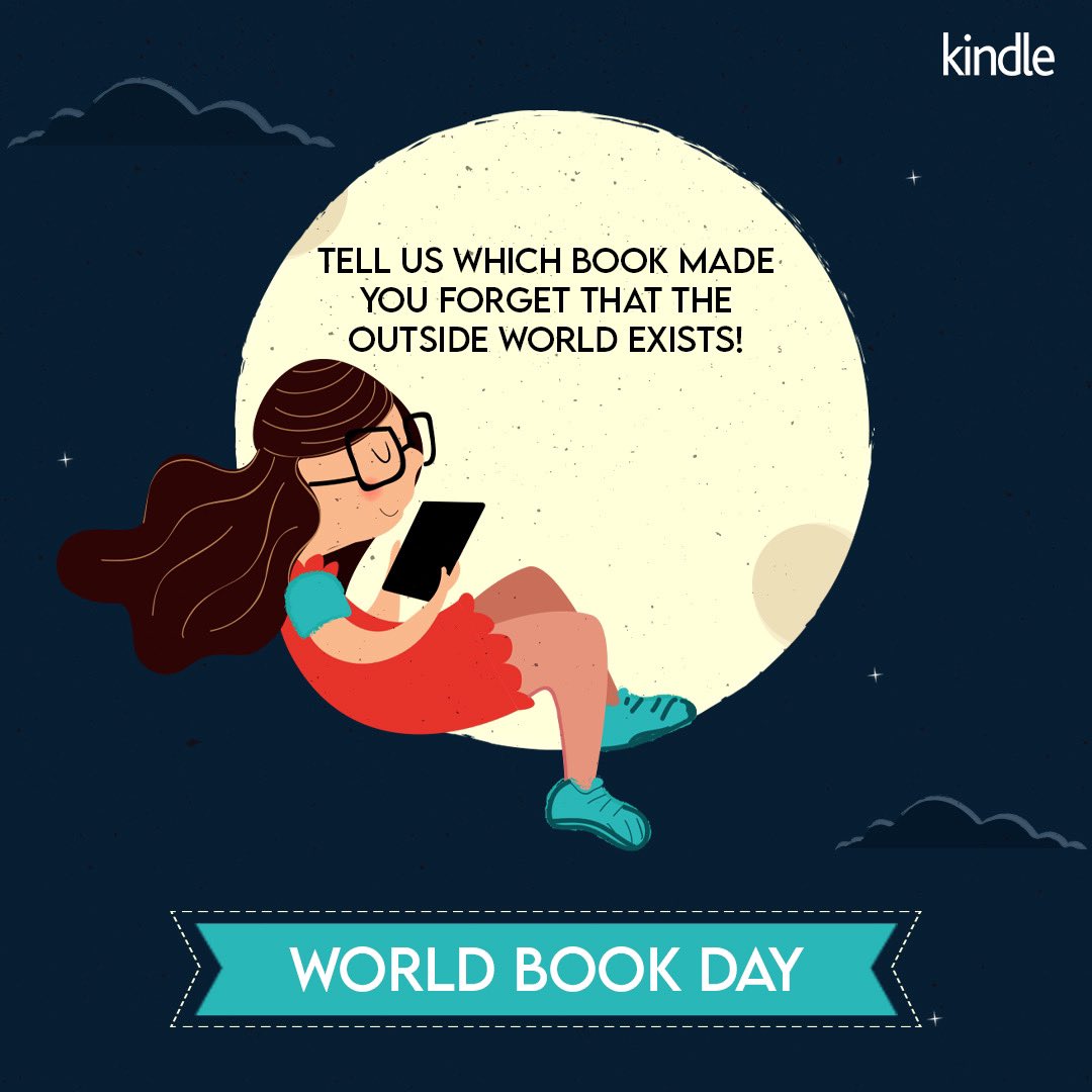 It’s #WorldBookDay today. Comment below and tag a friend to participate!
.
#KindleIndia