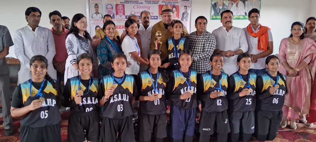 upnetball's tweet photo. सेवा में संपादक महोदय

नेटबाल स्पोर्ट्स एसोसिएशन उत्तर प्रदेश के महासचिव शीलंकूर केन ने बताया की दिल्ली मे होने वाली पहली राष्ट्रीय जूनियर बालकबालिकाफास्ट फाइव नेटबाल चैंपियनशिप का आयोजन 20/04/2023 से 23/04/2023आयोजित हुई जिसमे उत्तर प्रदेश की बालिकाओं की टीम ने द्वितीय स्थान https://t.co/qcPGq904Wb