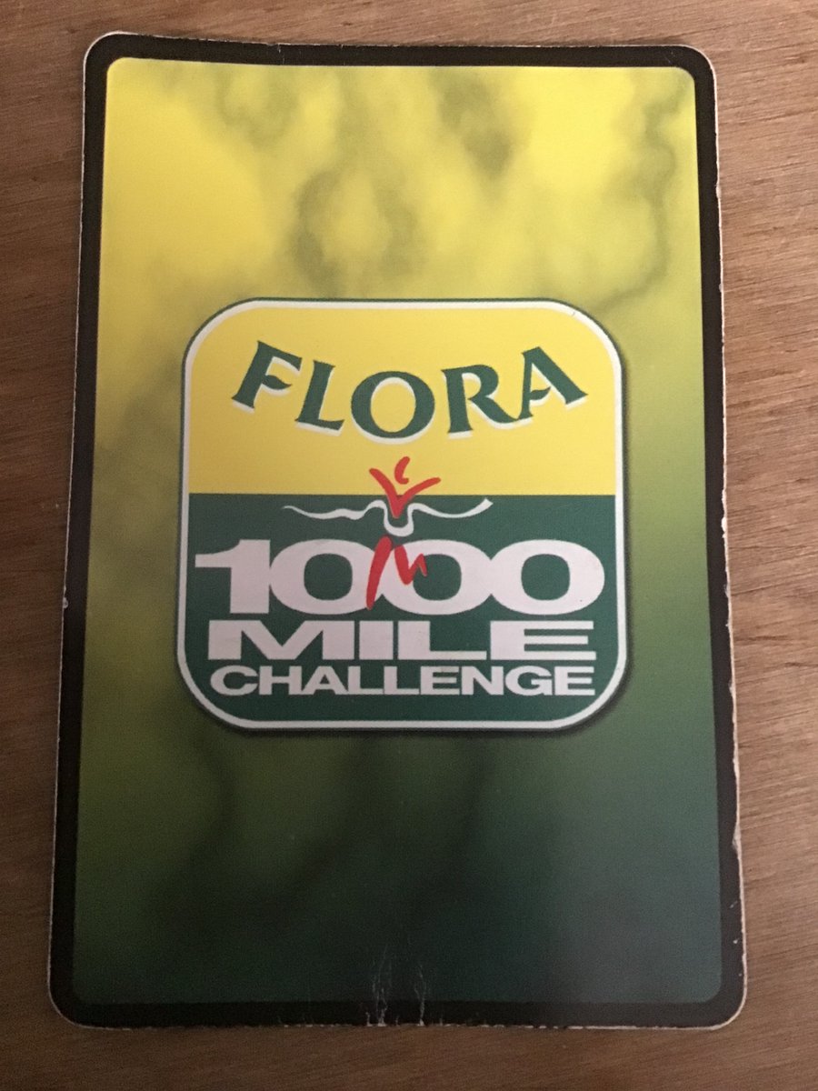 Watching London Marathon today. Haven’t run it since doing it 38 times in the Flora 1000 Mile Challenge 20 years ago.