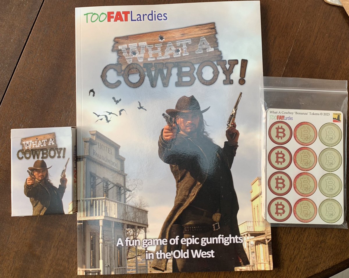 Picked up my copy of What a Cowboy yesterday at #salute50 nice to see some great games in the Lard Zone as well. Let’s crack out the terrain and head back out West <a href="/KocherJam/">James Kocher</a> #spreadthelard