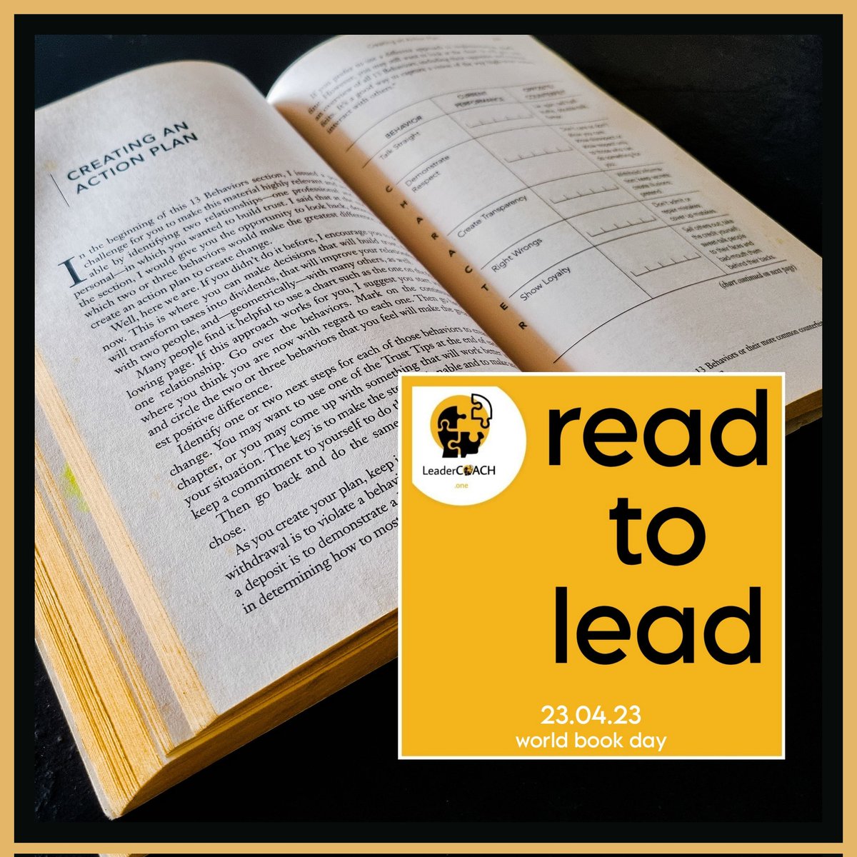 Read to lead your life. #WorldBookDay2023 
<a href="/leadercoachone/">LeaderCoach.one</a>