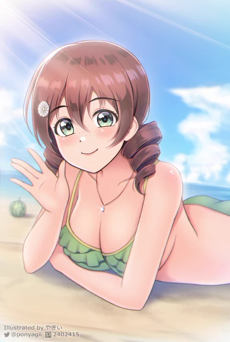 水着エマちゃん!!Buonoだよ～!!!#虹ヶ咲 #lovelive 