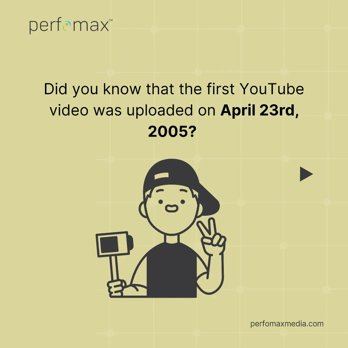 PerfomaxMedia's tweet photo. Did you know that the first video ever uploaded on YouTube was filmed at the San Diego Zoo? 🐘 On April 23, 2005, co-founder Jawed Karim posted a short 18-second video titled "Me at the zoo," which captured his experience standing in front of the elephants.
 #youtube https://t.co/wTkUjedeR0