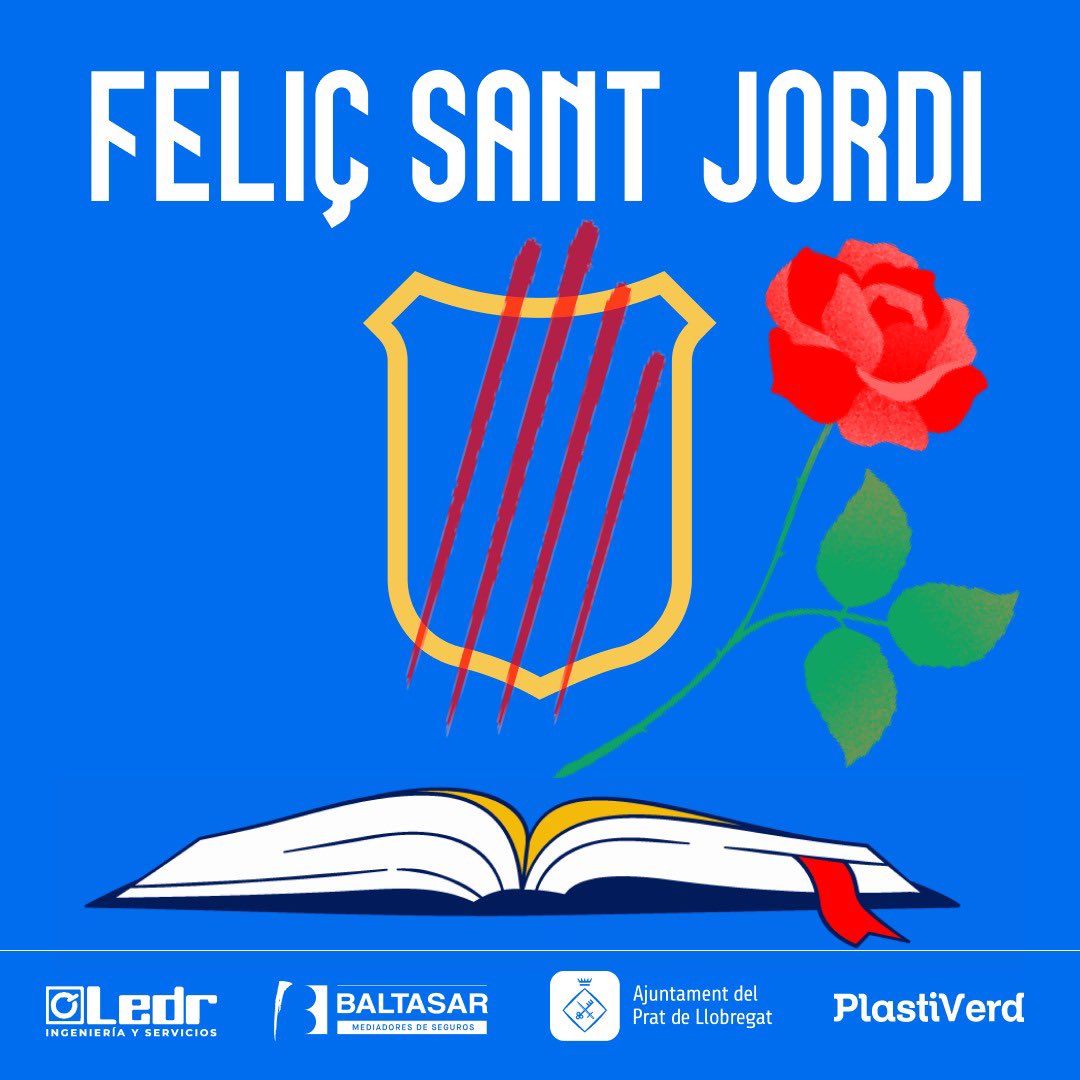 🌹📚Feliç diada de Sant Jordi Potablaves‼️

#santjordi
#femeníblau
#sompotablava🐔