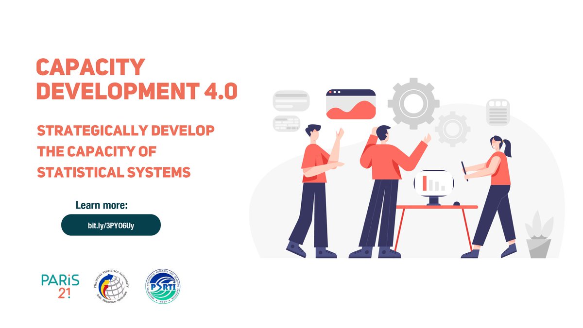 ContactPARIS21's tweet photo. The Capacity Development 4.0 promoted by PARIS21 and launched with the @UNTradeStats, helps to assess the country's capacity of #StatisticalSystems, including their:
• Legal framework
• Funding infrastructure, 
• Coordination
• Advocacy.

Learn more:
https://t.co/QR79bXzHnP https://t.co/2znYHBRCgE