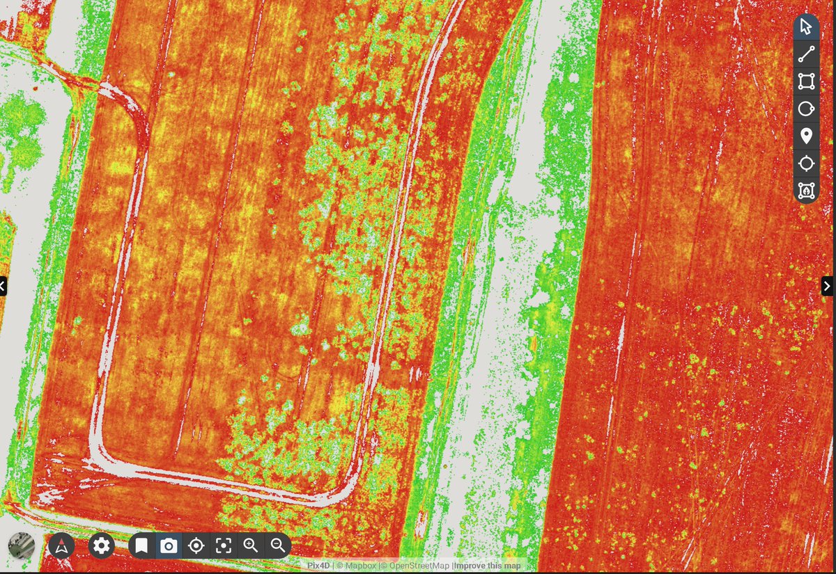 Mapping thistle patches in stubble
This indicates previous differences in management and there must be a reason for this. The presence of thistles can indicate a wireworm risk so I have bait trapped the areas with and without thistles. #wireworms #agronomy