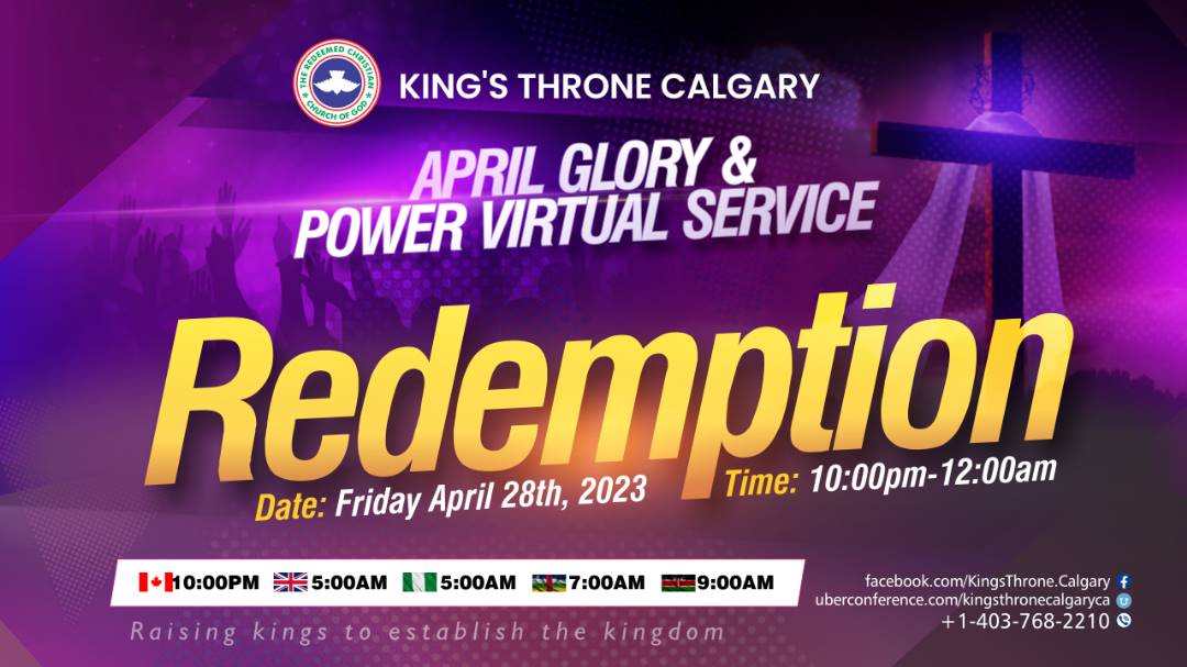 RCCGKingsThrone's tweet photo. Join this virtual event next Friday for a real time of prayers and illumination from the Word of God https://t.co/W0zRo0BAII