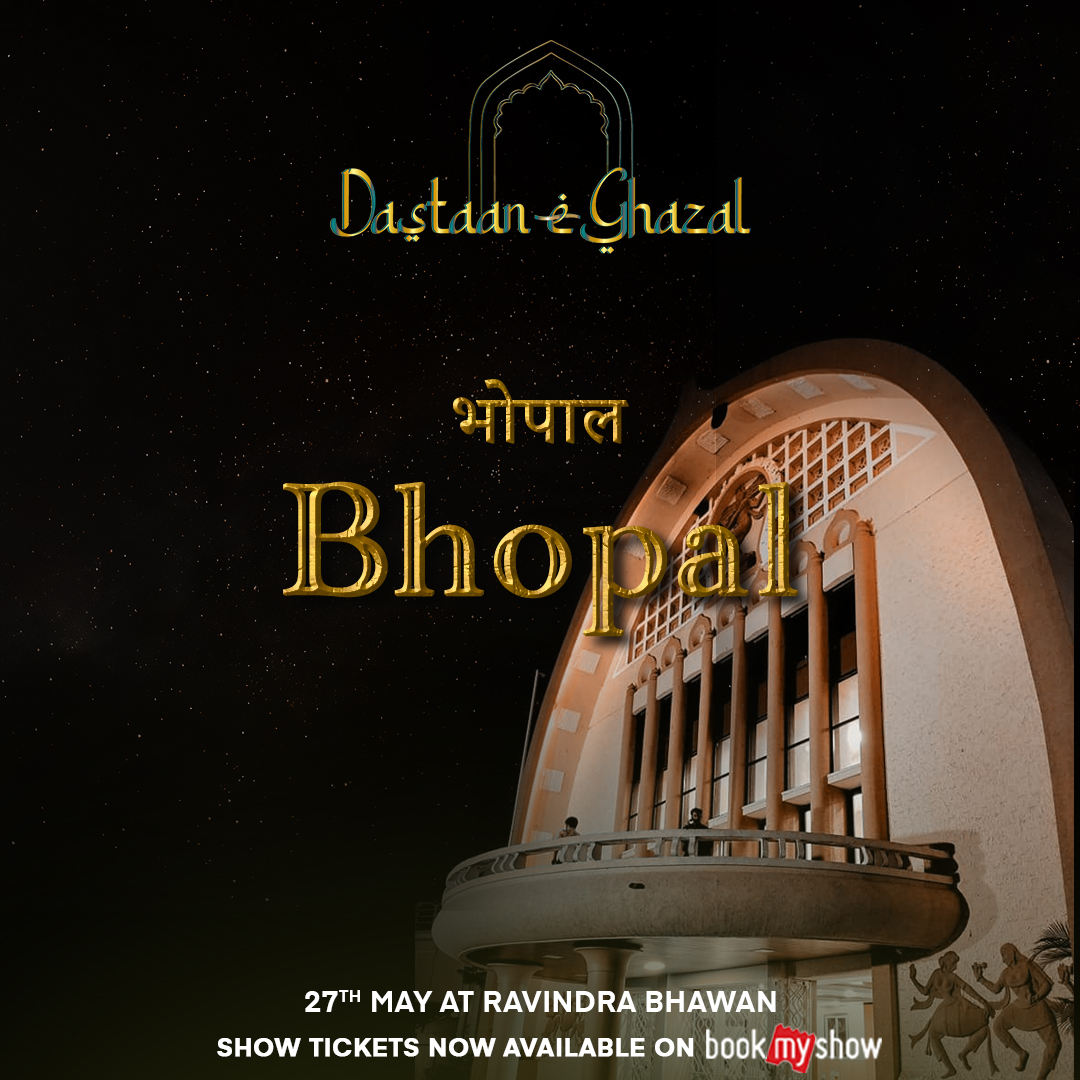 Dekfestival's tweet photo. Dastaan-e-Ghazal #Bhopal show tickets are now LIVE on #BookmyShow
Tap link to Book your seats:
https://t.co/DOQc2LlPN6

🗓️ 27th May, Saturday
📍Ravindra Bhawan

#Dastaaneghazal #DekFestival #bhopalcity #pratibhasinghbaghel #ghazalconcert https://t.co/RE6BVRVIaN