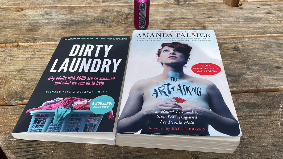 My two new favourites, so empowering, so wow… I actually for the first time in a while want to work on the fourth album.. <a href="/amandapalmer/">Amanda Palmer 🎹</a> <a href="/ADHD_love_/">Rich & Rox • ADHD Love</a> thank you for these gifts. 

With both of these I feel like I have a new outlook, like two bibles