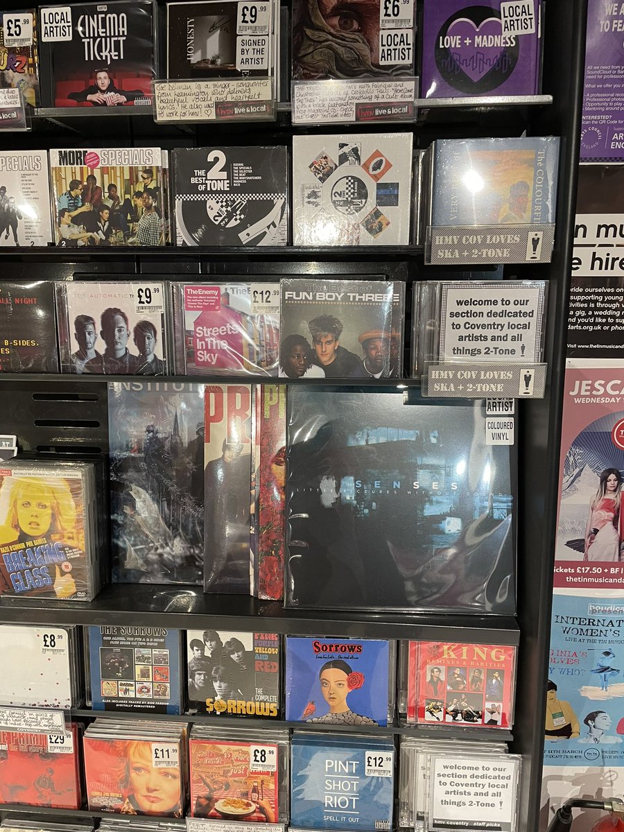 sensesforever's tweet photo. There’s a small number of copies of our debut album still available @hmvcoventry for anyone passing through today feel free to pick one up 😉
Out now on @42_records
#LPWS https://t.co/Zg0buAjLMX