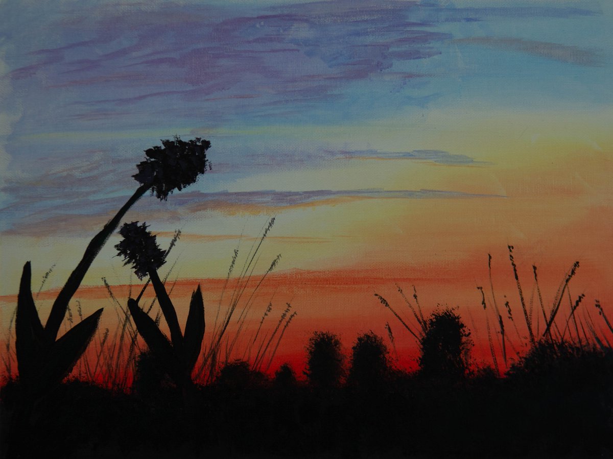 #whistpr Soft as silence, We whisper as the dawn Echo, we do To a morning's sunrise.. Clouded horizons Capture the call, Of birdsong wishes That dance within The new day's eyes.. #WritingCommunity #poetrycommunity #poetry #poem Painting - my own