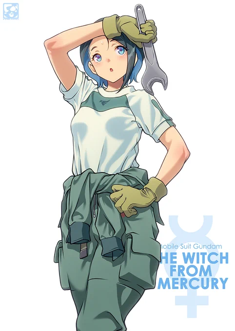 メカニック科「二」年生、縁の下の「力」持ち。#水星の魔女 #G_Witch #ニカ・ナナウラ 