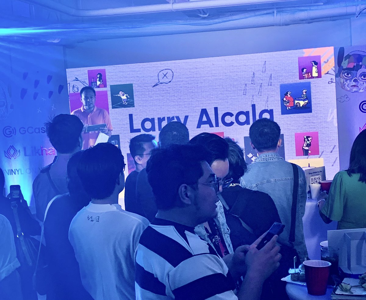 Scarletbox_io's tweet photo. Happening now on a Sunday! 
Congrats to @gcashofficial for the launch of its NFT Hub! Now at Astbury, Poblacion. 

With partners @Scarletbox_io , @LikhaNft , @bitskwela , and @pdaxph. 

Catch the collections of National Artist Larry Alcala, and Reen Barrera at the NFT Hub. 💎 https://t.co/JSNVYYtl4O