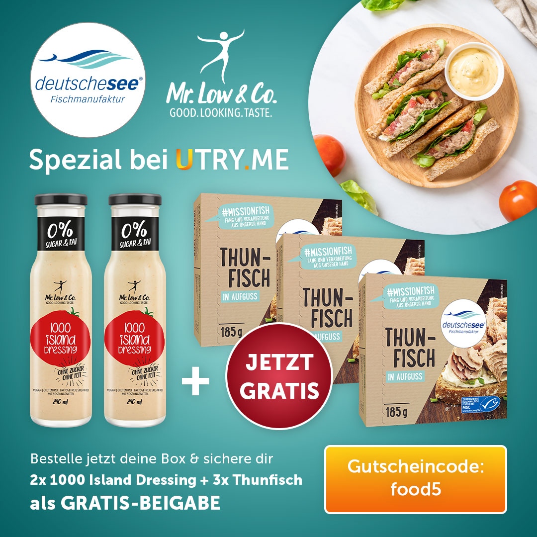 Utry_me's tweet photo. Deutsche See + Mr. Low & Co. Spezial bei https://t.co/A79u2SDpVa
Code: food5
✔️2x Mr. Low & Co. - 1000 Island Dressing
✔️3x Deutsche See - Thunfisch in Aufguss
Solange der Vorrat reicht.
Ende: 29.04.23, um 24.00 Uhr
#utryme #deutschesee #mrlow&co https://t.co/akimrXATuw