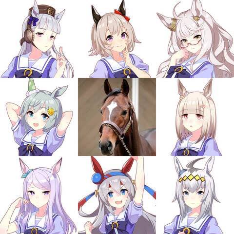 タマモクロス オグリキャップ セイウンスカイ メジロマックイーン