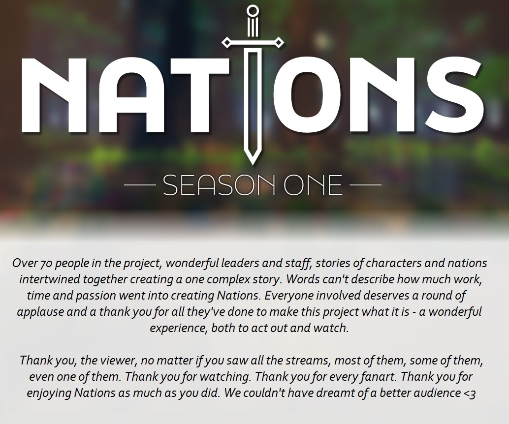 NationsUpdates's tweet photo. With people on the other side of the portal and the end of the world coming to completion, Nations has come to an end.
Nations Updates leaves you with our last tweet, the last message to you all. <3 https://t.co/FDQVKttjyA