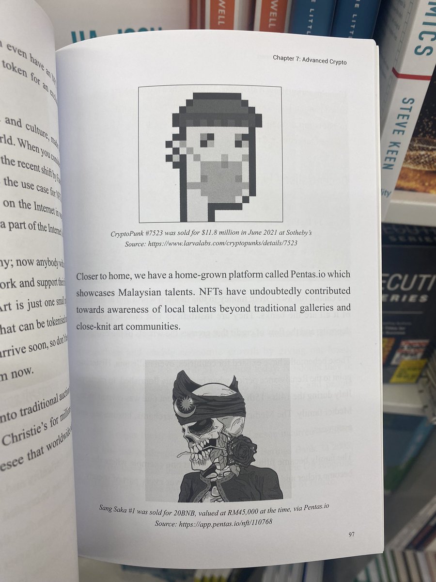 Look what I found at our local bookstore. 

Proud to be a <a href="/sangsakanft/">Sang Saka NFT</a> holder. Currently hold 6 of them. 😘🌹

<a href="/kingofsaka23/">KOS23.eth | $BLOCK !SKULLS</a> <a href="/pedagang_eth/">pedagang</a> <a href="/ArRidhaRazak/">RidhaRaz</a> <a href="/artist1c_/">Rey</a> @kangpromos