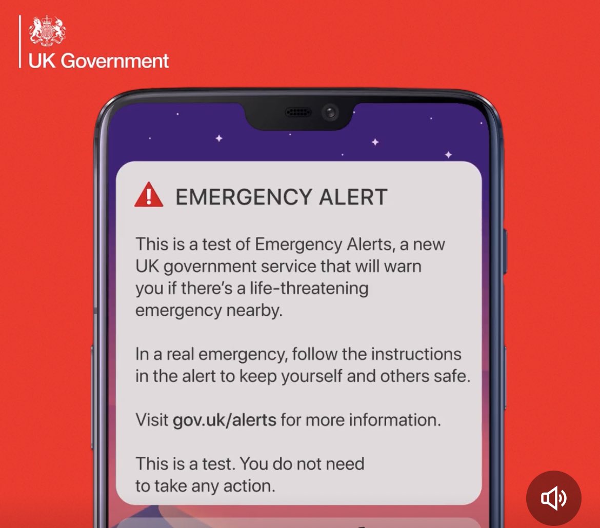 SPMSUK's tweet photo. @everyone

Remember, today at 3pm in the UK there will be a test of the new Emergency Alert System.  

This is what to expect ⬇️

More: https://t.co/gZfnYpOau5

https://t.co/ZtuIGkBNrD https://t.co/V13SgwVNgu