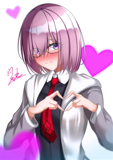 マシュ・キリエライト※眼鏡ありなし #FGO 