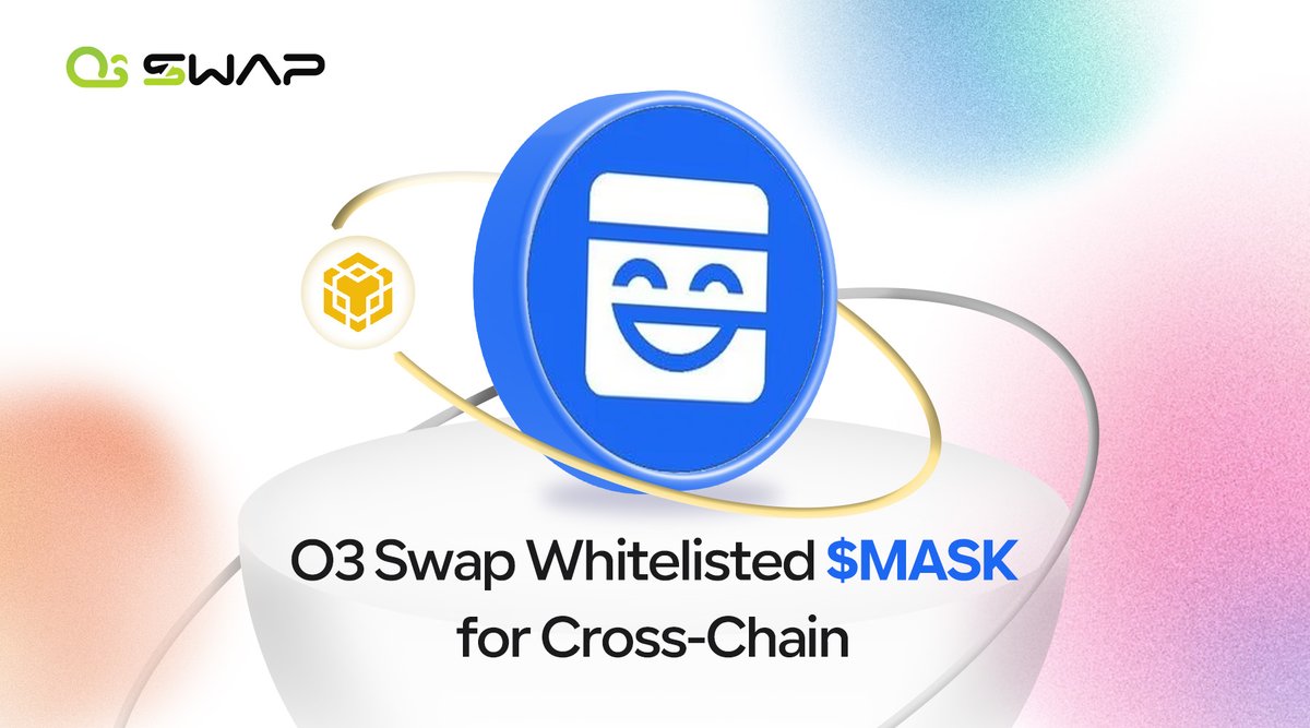 OMOSwapX's tweet photo. We've added $MASK on #BNB Chain!

🎭@masknetwork bridges encrypted messages from Twitter and Facebook to a decentralized network via an open-sourced browser extension.

Swap $MASK on #Ethereum and @BNBCHAIN at https://t.co/gpxCSBfh9L! https://t.co/y8oz3RICSO