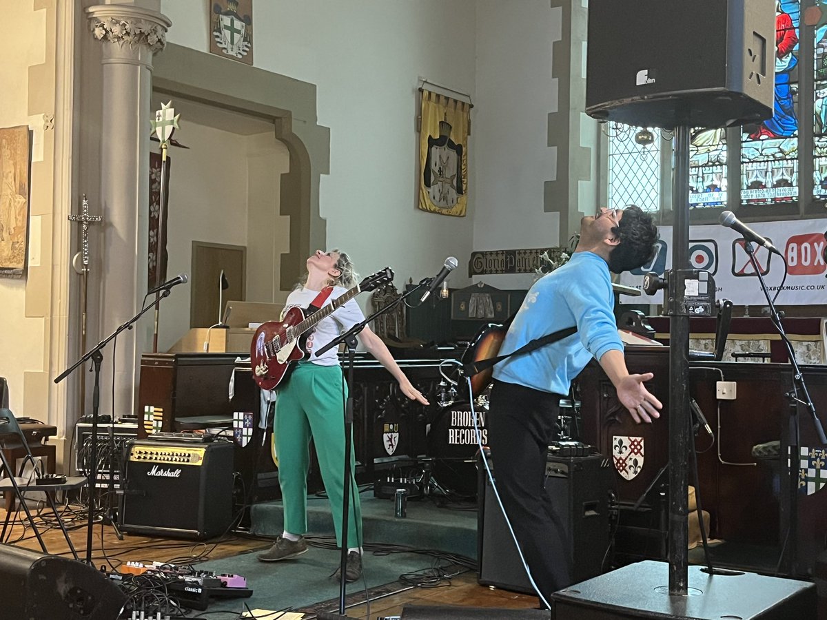 I took virtually no photos at #RecordStoreDay <a href="/VoxBoxMusic/">VoxBox Music</a> yesterday as the kids nicked my phone but my daughter did take some with it including this one of @BeavisHailey &amp; Internet sensation Mario….