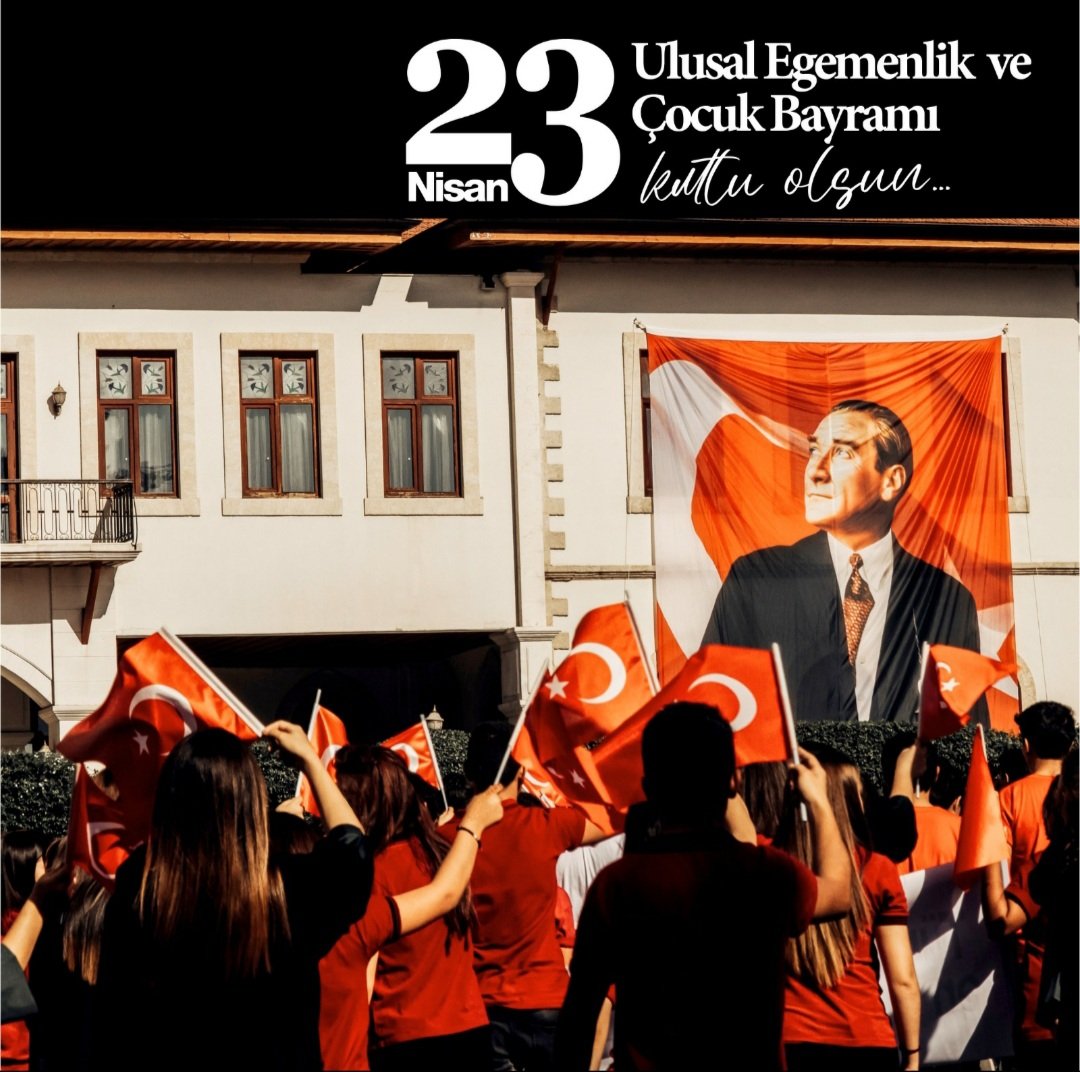 Milli irademizin tezahürü ve bağımsızlığımızın güvencesi olan Türkiye Büyük Millet Meclisimizin kuruluşunun 103. yılını kutlar, Ülkemizin yarınları olan kıymetli çocuklarımızın ve tüm Dünya çocuklarının #23Nisan Ulusal Egemenlik ve Çocuk Bayramını tebrik ederiz.