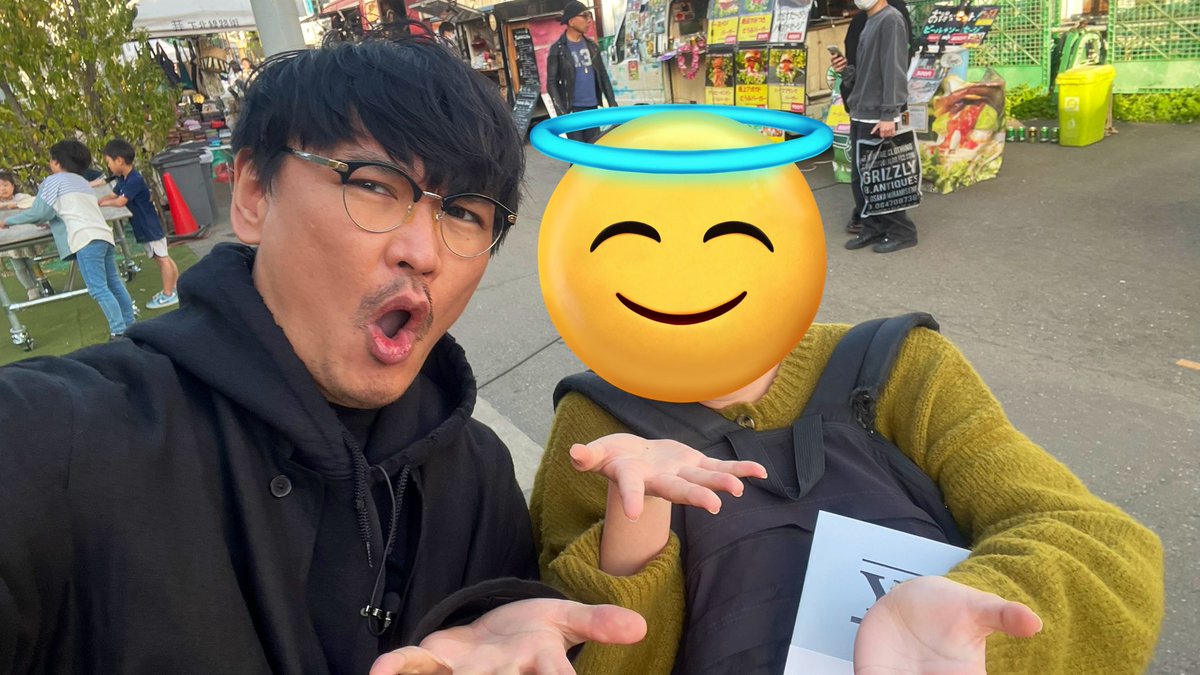 nahikooo_'s tweet photo. ほんとに😭😭😭😭😭
ありがとうしかない
幸せすぎました
100歳までサカナクション続けてくださいって言ったら ただのおじいちゃんだけどいいの？笑笑って、、もうテンパりすぎて言いたいこと全然言えなかった😇😇😇
一生応援します！！！！！
  #サカナクション
 #山口一郎ゲリラサイン会 https://t.co/Asj1ndrbtZ