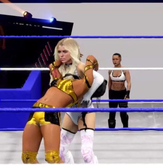 SWEOfficial2021's tweet photo. Near the end of the fight, after Lucia planted Hayley with yet another suplex, Crimson Angel would come out to the ring.

With Lucia momentarily distracted by Crimson's arrival, Hayley took advantage and nailed Lucia with not one, but two Limo Crashes to get the victory!

(17/) https://t.co/p2DPvVVsiC