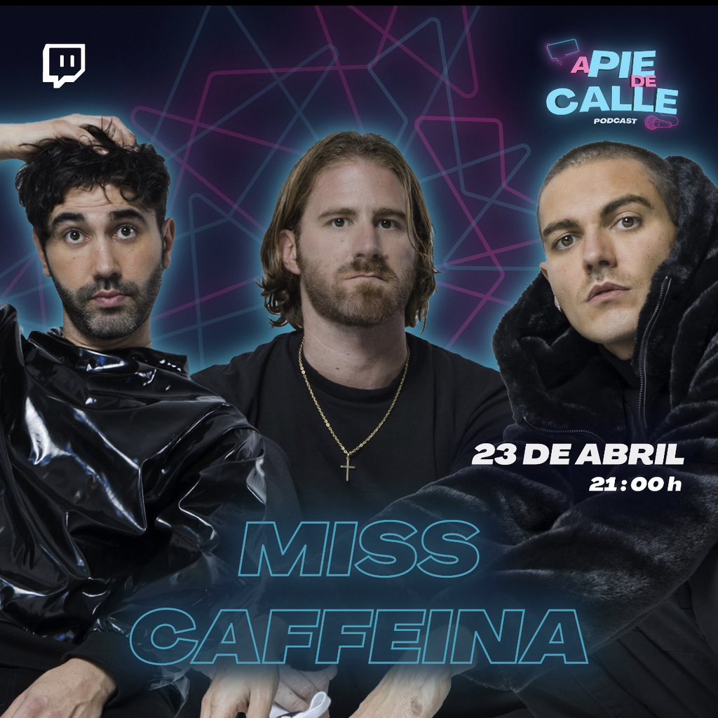 APieDeCallePOD's tweet photo. ‘MIRA COMO FLOTAN, MIRA COMO VUELAN’ no te pierdas a nuestros invitados de hoy! @misscaffeina en #ApieDeCallePodcast
🕢21:00
📍: https://t.co/uGiKNVfbN2
#ApieDeCalle #podcast #podcaster #arrwall #MissCaffeina https://t.co/5PxnshuQel