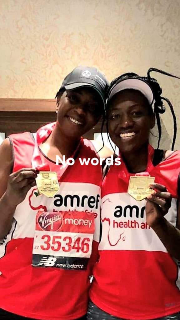 MwangalaLeth's tweet photo. 4 years ago today my best friend/ sister/ supporter was by my side for 42.2 miles in the #londonmarathon. As an ultra marathon runner, her sacrifice to walk and not run the distance to help me raise funds for @Amref_Worldwide left me indebted to her for life. https://t.co/vKHO0fkcUk