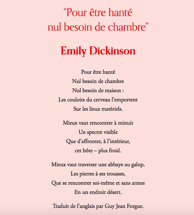 evabester's tweet photo. Ma chronique de début d’émission portait sur un poème fantomal d’Emily Dickinson découvert grâce à la newsletter Dīcēs.
(merci Mathilde Cherel @mathilde_chrl ✨)

https://t.co/FgwzCcoyrY https://t.co/S2uTla0vZS