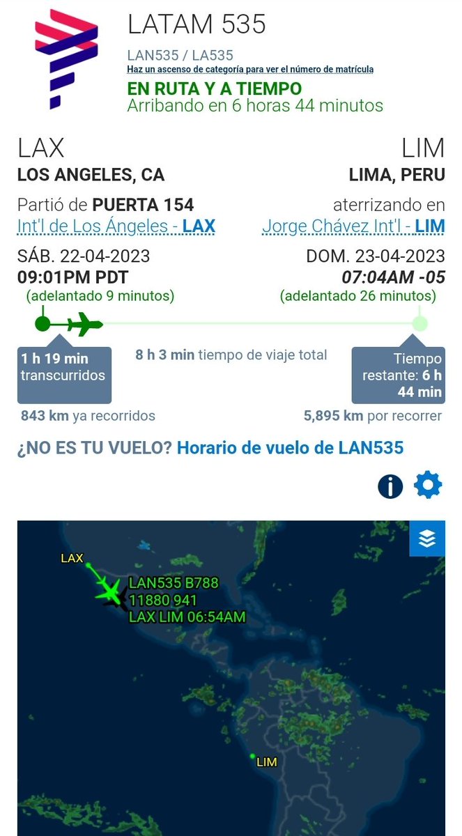 Carl_Narciso's tweet photo. El vuelo de Toledo llegará s Lima media hora antes de lo programado. https://t.co/LmxqzZpNLc