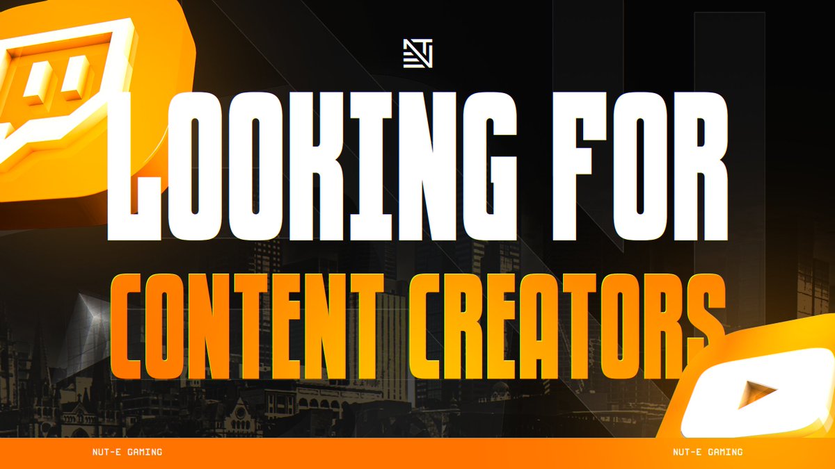 HAPPY SUNDAY!! 

⚠️Do you want to be part of a team who cares about its members? ⚠️

WELL, we are on the hunt for creators to join us on the team!

IF you are interested in becoming a part of NUT-E  please reach out to content manager <a href="/skyaniteAUS/">skyanite</a>  🧡💪or Team Owner  <a href="/Salty_nte/">Salty |🧂</a>