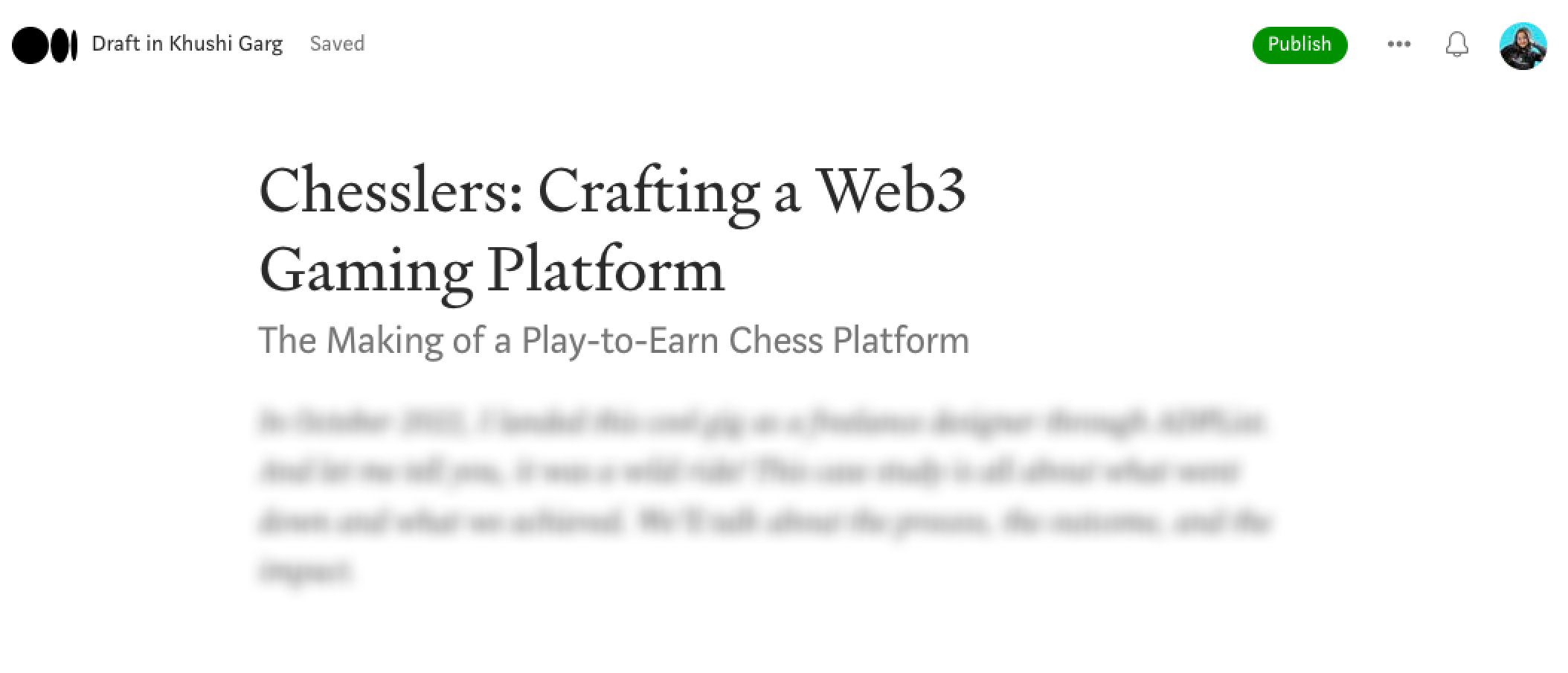 Chesslers: Crafting a Web3 Gaming Platform, by Khushi Garg