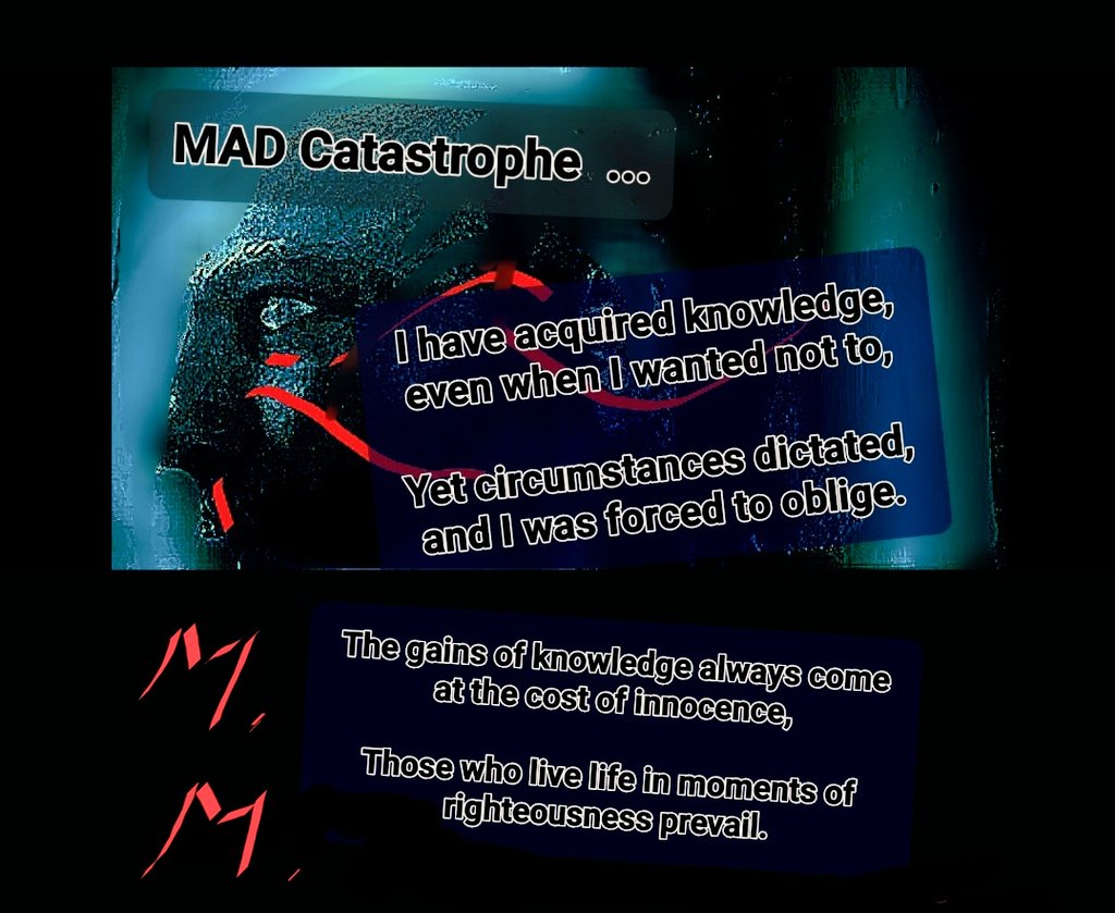 MaD_mYsTiC_50's tweet photo. Mad Catastrophe 
@MADMYSTIC50 
#madmystic50 
#madthoughts
#poem #poetry  
#poetrycommunity
#poet #poetic 
#poetryoftwitter #positivevibes #Twitterwriters #Twitterpoets #Twitterpoetry
#twitterpoems #twitterwriters #poetsoftwitter #twitterpoem #poetrylovers #writersoftwitter https://t.co/vKrdLKMUCf