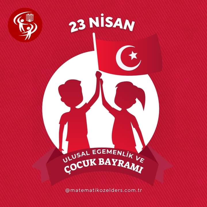 Matematik_OzelD's tweet photo. 23 Nisan Ulusal Egemenlik ve Çocuk Bayramı kutlu olsun. 

#23Nisan
#Egemenlik
#Cocuk
#bayram https://t.co/FePwfa3awk