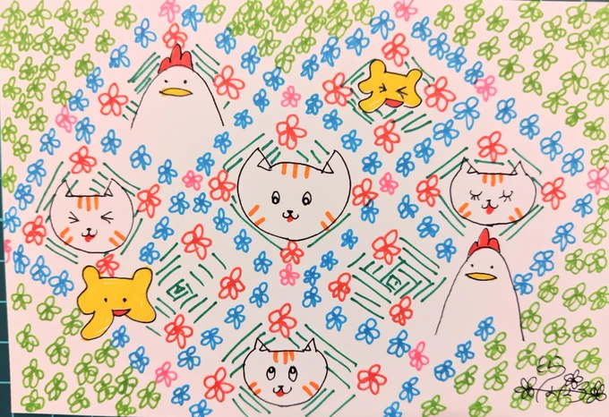 少し間違えたりしました、、#夢を描く17人展 #イラスト 