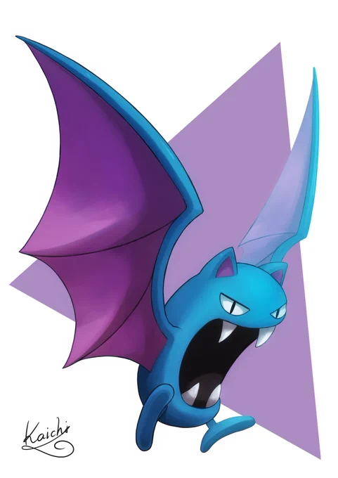 #全てのポケモン描いてみるNo.41 No.42 