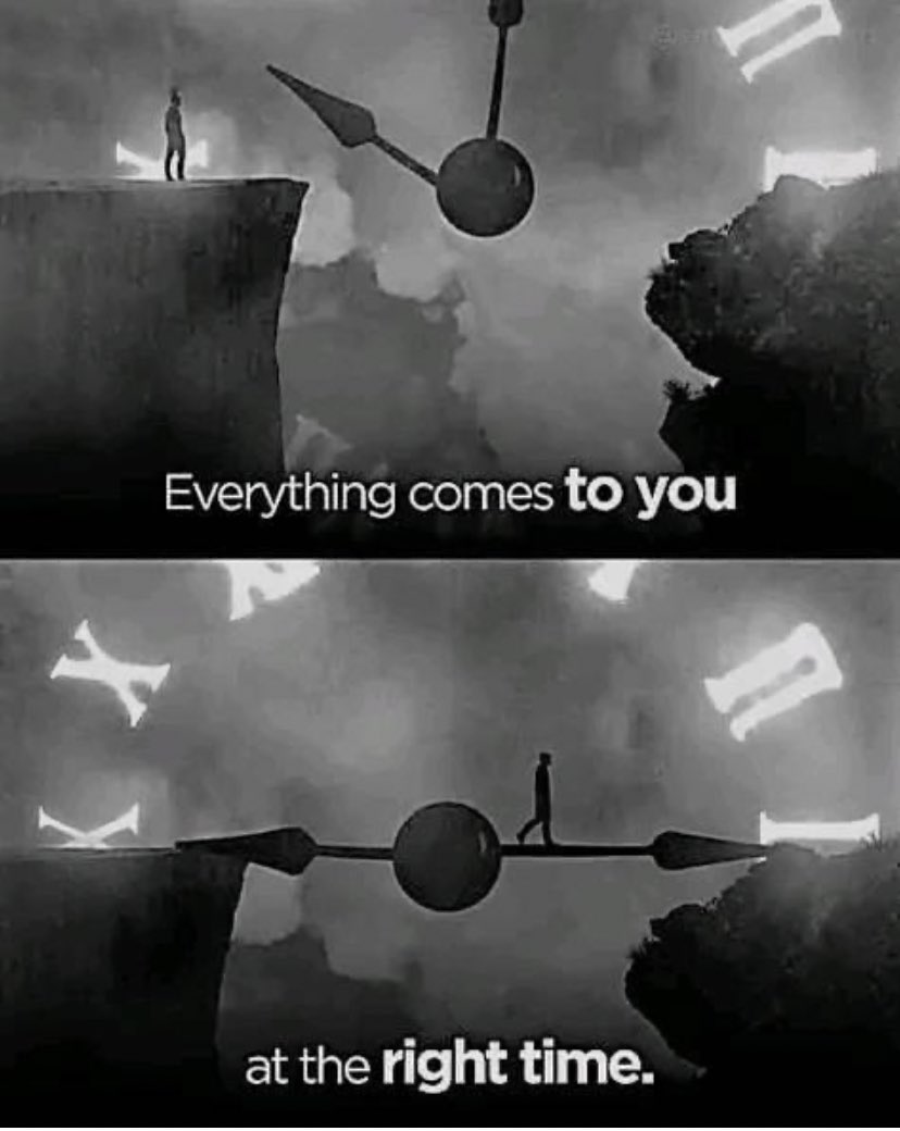Be patient.