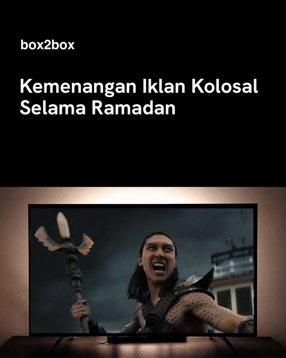 Box2boxID's tweet photo. Kenapa ya iklan sirup aja bisa megah banget? 🤔

Kami berbincang dengan salah satu otak di balik iklan kolosal yang menghiasi televisi selama Ramadan: https://t.co/pTh925DJGz