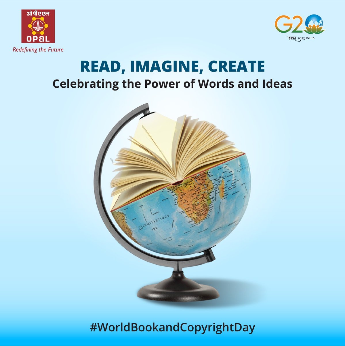 OpalIndiaIn's tweet photo. Today we celebrate the power of words & the magic of stories on #WorldBookAndCopyrightDay. Let's honour the authors, poets, & creators who inspire us to read, imagine, & create through their works.
#bookandcopyrightday #book #read #imagine #create #OPaL #OPaLians #petrochemicals https://t.co/VC5T3JBYG5