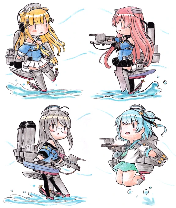 アメリカ駆逐艦ず!(新規艦ヘイウッドいるのでぼかすっしゅ) 