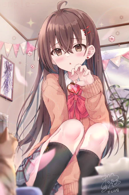 コミティア144の新作タペストリー、予約販売を開始しました…! 猫ちゃんと戯れる猫宮を是非お迎えしてください! 