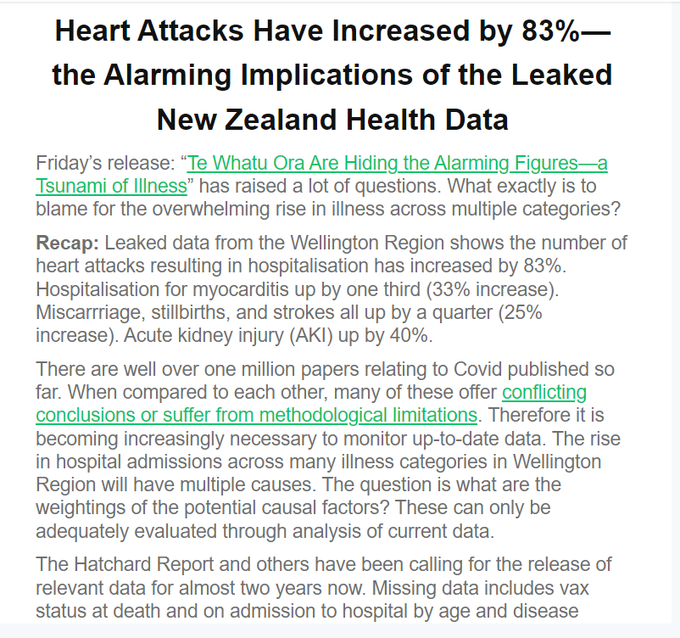 comms24_c24's tweet photo. Heart attacks strike New Zealand full force post Ardern #Jabcindy_Goebbels_ArGerm #GENCONV #commonrule #vaxx_damage https://t.co/XS07CoNEwa