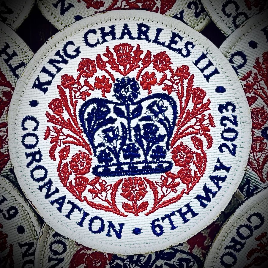 CitadelThreads's tweet image. Kings Coronation Velcro patches for sale citadel-threads.co.uk