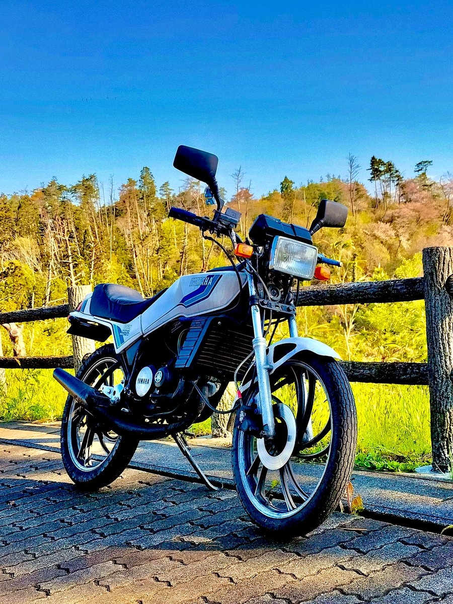 gz570's tweet photo. #モトチャンプ愛車館
#RZ50
#5R2
一部のパーツが250用と発見できた人は凄い https://t.co/3CmpQpLqBd